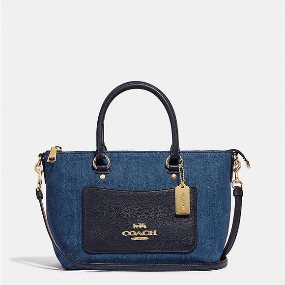 Coach Denim Mini Emma Satchel - Picture 11 of 11